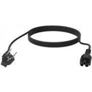 Maitinimo laidas juodas 3 m CEE7/7 IEC C5 Vision TC 3MEUCVLF/BL