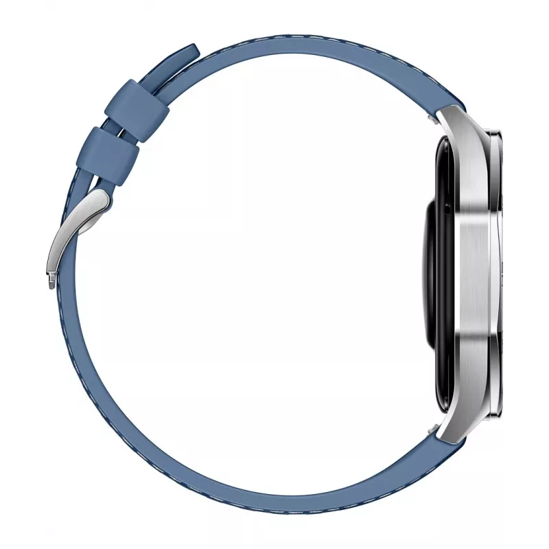 Išmanusis laikrodis HUAWEI WATCH GT5 46 mm – 1,43 colio AMOLED, GPS, 524 mAh, nerūdijančio plieno korpusas, mėlyna austa juosta