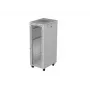 19 colių 32U LANBERG stovimas serverio spintos korpusas 600×800 mm pilkas su stiklinėmis durelėmis ir LCD (Flat Pack)