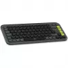 Belaidis klaviatūros ir pelės rinkinys Logitech POP ICON COMBO Swiss, Grafit/Green, Bluetooth, 920-013275