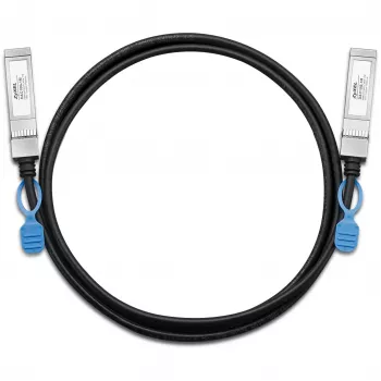 Zyxel DAC10G-1M-ZZ0103F SFP+ tiesioginio prijungimo varinis kabelis, 1 m, juodas