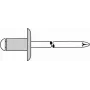 Aklakniedė GESIPA 5,0x10,0 mm K14 aliuminis/nerūdijantis plienas, 250 vnt.