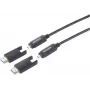 SpeaKa Professional Fibre Optic HDMI jungiamasis laidas HDMI-A kištukas HDMI-Micro-D (SP-13597800)