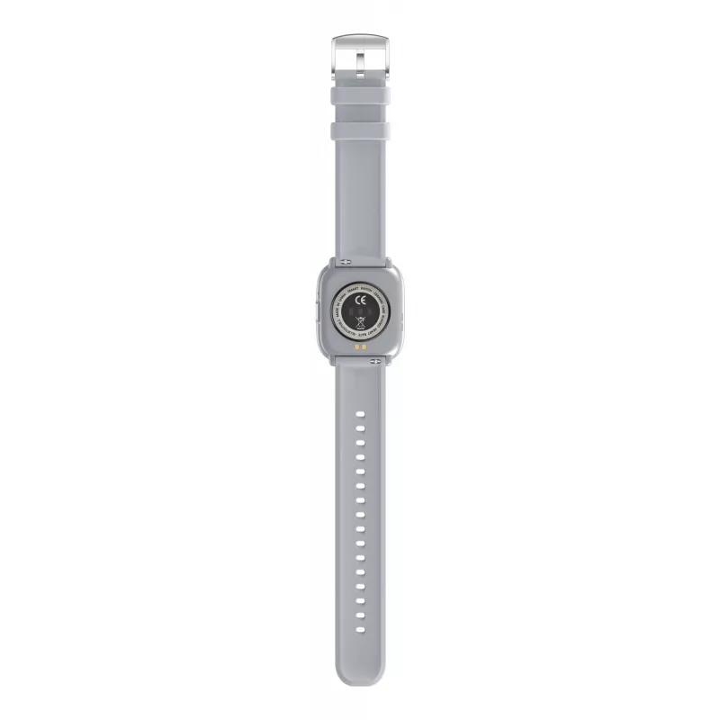 myPhone Watch Pastel išmanusis laikrodis, 4,45 cm (1,75 colio) AMOLED ekranas, 390 x 450 taškų, Bluetooth 5.3, atsparus vandeniui, sidabriškai pilkas