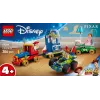 LEGO Disney Toy Story šventinis traukinys ir RC automobilis 43264 – 206 dalių, 4 minifigūrėlės, nuo 4 metų