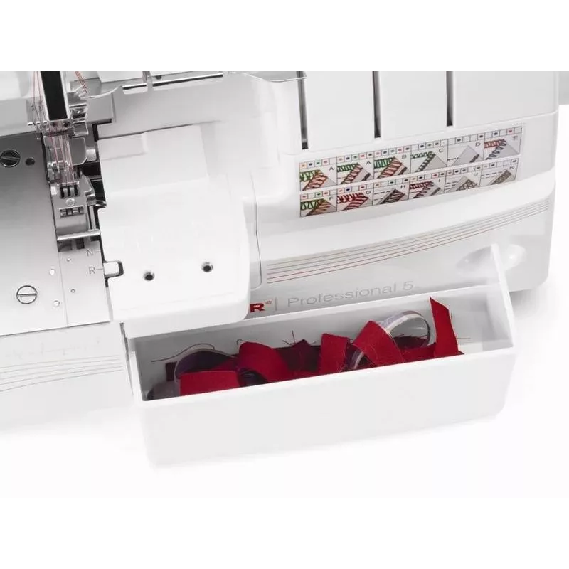 Overlock siuvimo mašina Singer 14T968, elektrinė, balta
