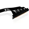 Thermaltake PCI-E 4.0 dvigubo 90° kampo riser kabelis, 40 cm, juodos spalvos