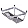 Pakojinė kopėčios Krause 805027, aliuminės, 2 pakopos, max apkrova 150 kg, 680 mm ilgis, 41 cm aukštis
