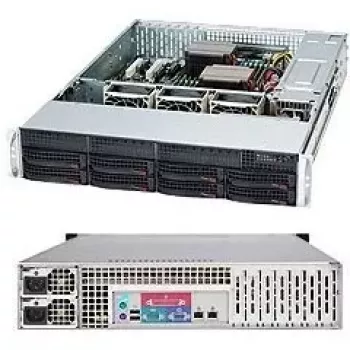 Supermicro SuperChassis 825TQC-R1K03LPB Rack Juodas 1000 W