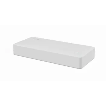 Nevaldomas jungiklis GEMBIRD NSW-G8-01 — 8× Gigabit Ethernet (10/100/1000), baltas, DC 5V