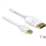 DeLOCK 83485 Mini DisplayPort – DisplayPort laidas 7 m Baltas