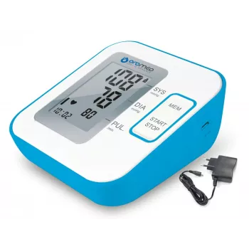 HI-TECH MEDICAL gold-N3 COMPACT+ viršutinės rankos automatinis kraujospūdžio matuoklis su maitinimo adapteriu