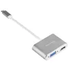 Išorinis vaizdo adapteris SILVERSTONE EP16 USB-C 3.1 su HDMI ir VGA išvestimis
