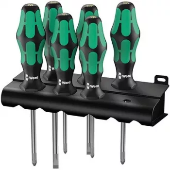 Wera 335/350/355/6 Kraftform Plus Set standartinių atsuktuvų rinkinys