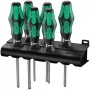 Wera 335/350/355/6 Kraftform Plus Set standartinių atsuktuvų rinkinys