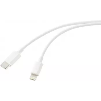Renkforce USB 2.0 kabelis USB-C® – Apple Lightning 2,00 m baltas (matinis) RF-5724080