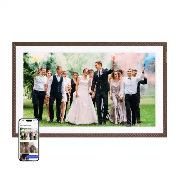 Skaitmeninis nuotraukų rėmelis Arzopa D156 (rudas) 15.6 colio