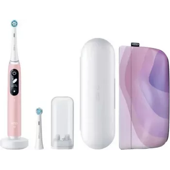 BRAUN Oral‑B iO Series 6 Pink Sand Luxe Edition elektrinis dantų šepetėlis – įkraunamas, keli režimai
