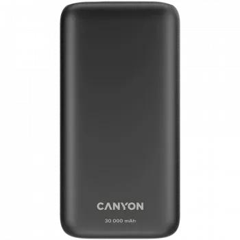 Canyon Powerbank PB-301 30000 mAh PD/QC/Display juoda