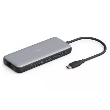USB-C dokų stotelė Digitus DA-70915 8 prievadų 100W Power Delivery