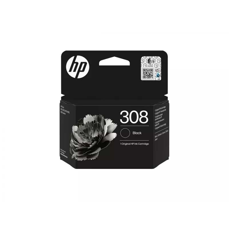 HP 308 Original juodos spalvos rašalo kasetė
