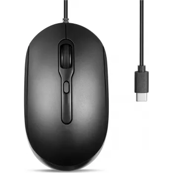 Perixx PERIMICE-222CB pelė optinė tyli USB-C juoda