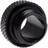 Alphacool 17399 dvigubas spenelis 1/4 inch matinis juodas