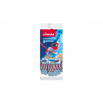 Mopų antgalio užvalkalas Vileda 3Action Velour XL