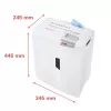 HSM shredstar X10 dokumentų smulkintuvas, 4,5 x 30 mm + atskira CD pjovimo sistema