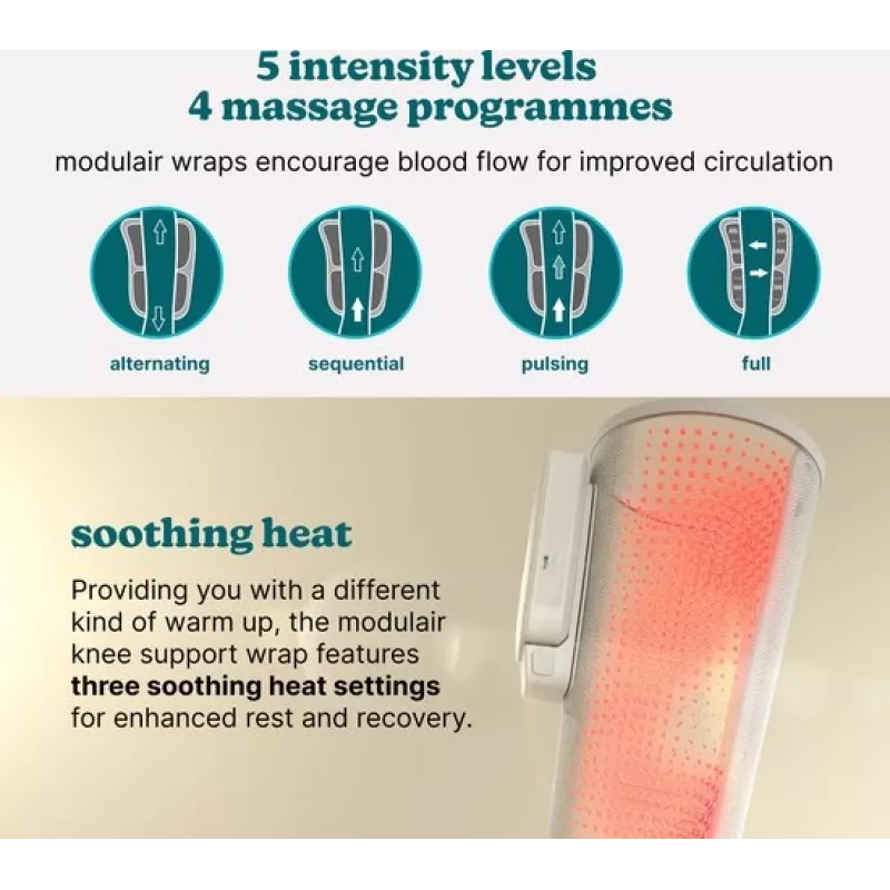 Kojų apvyniojimas su kompresiniu moduliniu valdikliu HoMedics SR-CMXKE10HBND