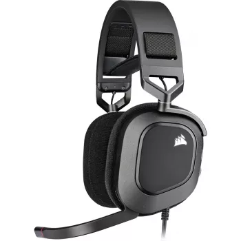 Ausinės CORSAIR HS80 RGB USB Headset Carbon