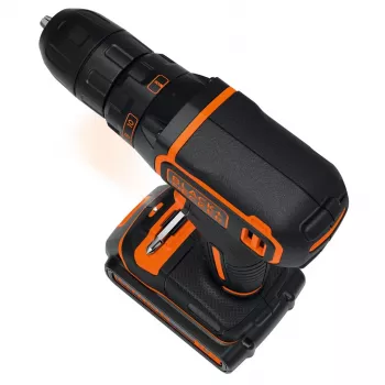 Black & Decker BDCDC18KB-QW, pistoletinė rankena gręžtuvas, 1 cm, 2.5 cm, 1 cm, 650 aps./min., 30 N·m