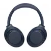 Ausinės Sony WH1000XM4L.CE7, uždengiančios ausis, laidinės ir belaidės (Bluetooth, USB-C), mėlynos, lankeliu ant galvos