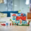 LEGO rinkinys Disney 43268 Paplūdimio namas – modulinis namas, 834 detalės, 5 minifigūrėlės, nuo 9 metų
