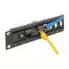 Patch panel DeLOCK 43340 19 inch 24 prievadų su sukamaisiais Keystone lizdais