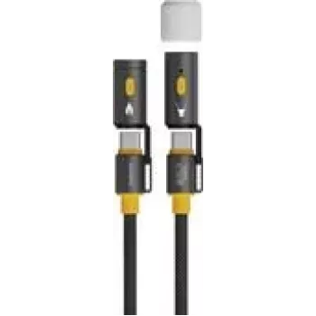 4smarts 3in1 USB-C kabelių rinkinys Explorer USB C - 1,5 m - Skaitmeninis/Duomenys (541240)