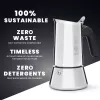 Moka puodas BIALETTI Venus dėžutė 0,1 L nerūdijantis plienas, 2 puodeliai, polipropileno rankena