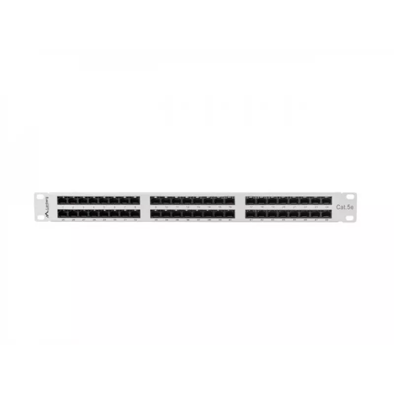 Patch Panel 1U Lanberg PPU5-1048-S 48 prievadų Cat5e