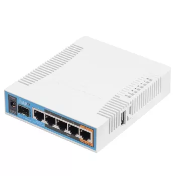Mikrotik hAP ac belaidis dviejų juostų maršrutizatorius 500 Mbit/s baltas PoE