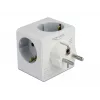 Maitinimo adapteris su kištuku F tipu DeLOCK 11496 2 USB prievadai 5V 2,4A 3A