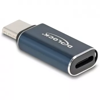 Adapteris lyties keitiklis DeLOCK 60688 USB 2.0 Type-C į 8 kontaktų Lightning, antracitinis
