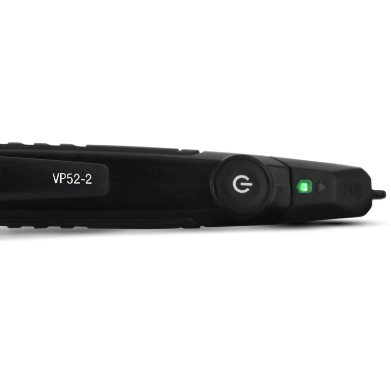 FLIR VP52-2 bekontaktis įtampos indikatorius CAT IV 1000 V LED, vibracija, garsinis, Pocket Black