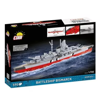 Konstruktorius Cobi Battleship Bismarck modelis, 590 dalių