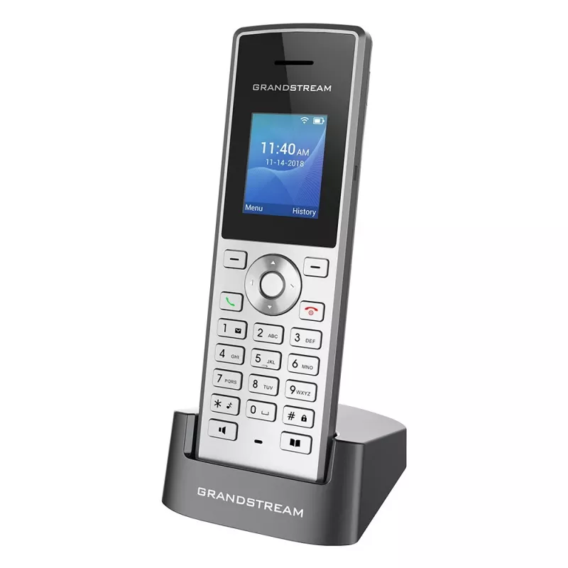 Grandstream Networks WP810 IP Telefonas Juodas Metalinis 2 Linijos TFT Wi-Fi