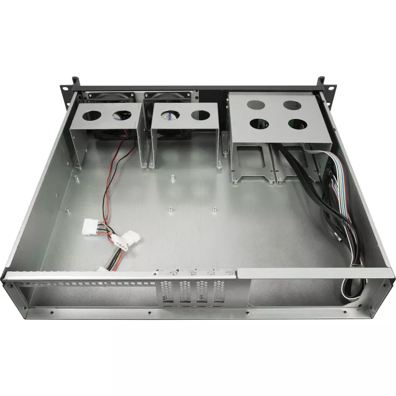 Serverio korpusas Inter-Tech 2U-K-240L Juodas