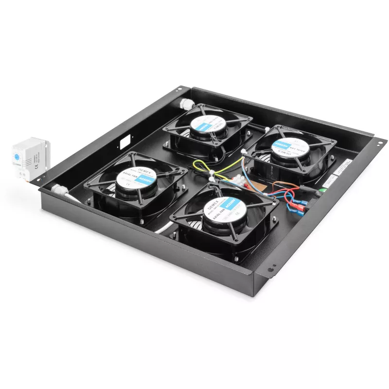 Aušinimo įrenginys Digitus DN-19 FAN-4-B-N 19 inch 4 ventiliatoriai