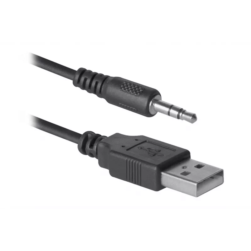 DEFENDER SPK-240 laidiniai staliniai garsiakalbiai, 2.0, 6 W RMS, USB maitinimas, 3,5 mm, juodi