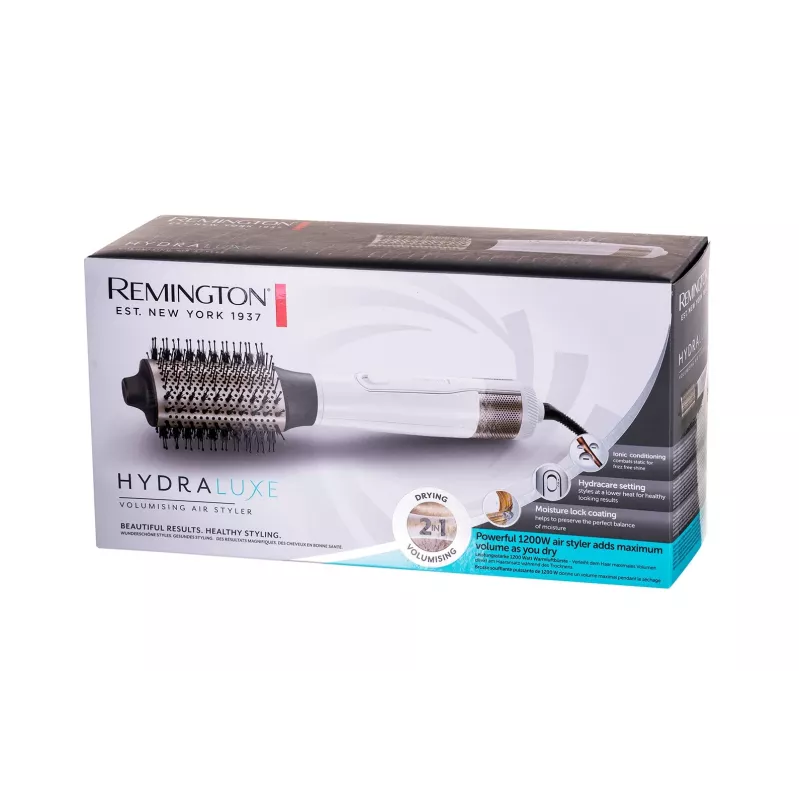 Remington HYDRAluxe AS8901 plaukų šepetys su karštu oru, 1200 W, juodas/rožinio aukso/baltas