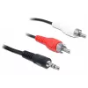 Garso kabelis 3,5 mm / 2 x RCA DeLOCK 84212