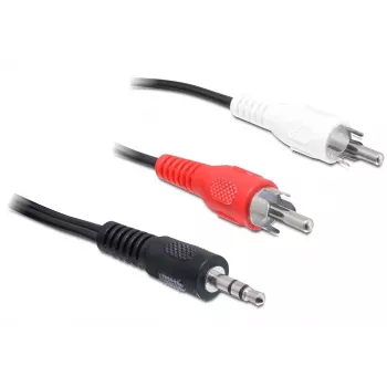 Garso kabelis 3,5 mm / 2 x RCA DeLOCK 84212